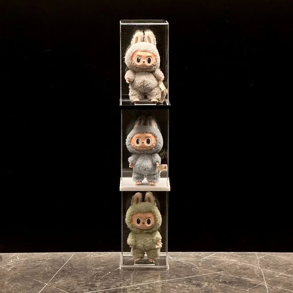 透明アクリル製陳列ボックス,ラブブ人形に適したアクセサリー,装飾,15