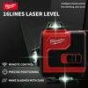 Milwaukee Laser Level Green 16 Lines 4D Self Leveling 360 Horizontal And Vertical Super Powerful Laser level Beam 4