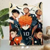 Hot Anime Comics Cute Haikyu Printed Blanket Picnic Blankets Warm Blanket Soft and Comfortable Blanket Home Travel Birthday Gift 4