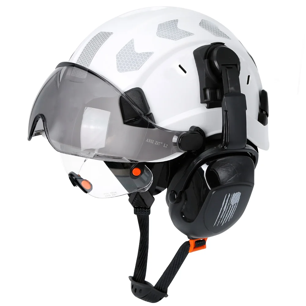 ce-construction-safety-helmet-with-visor-built-in-goggles-earmuffs-for-engineer-abs-hard-hat-industrial-work-cap-head-protection