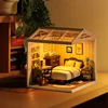 Robotime Rolife Building Block Kits 3D Puzzle Toy Super Store Sweet Dream Bedroom Plastic DIY Miniature House Kit 3