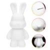 Piggy Bank for Adults Rabbit DIY Ornaments Decorations The Home Mini Bunny Figurines Ceramic Cow Birthday White Outdoor Child 1