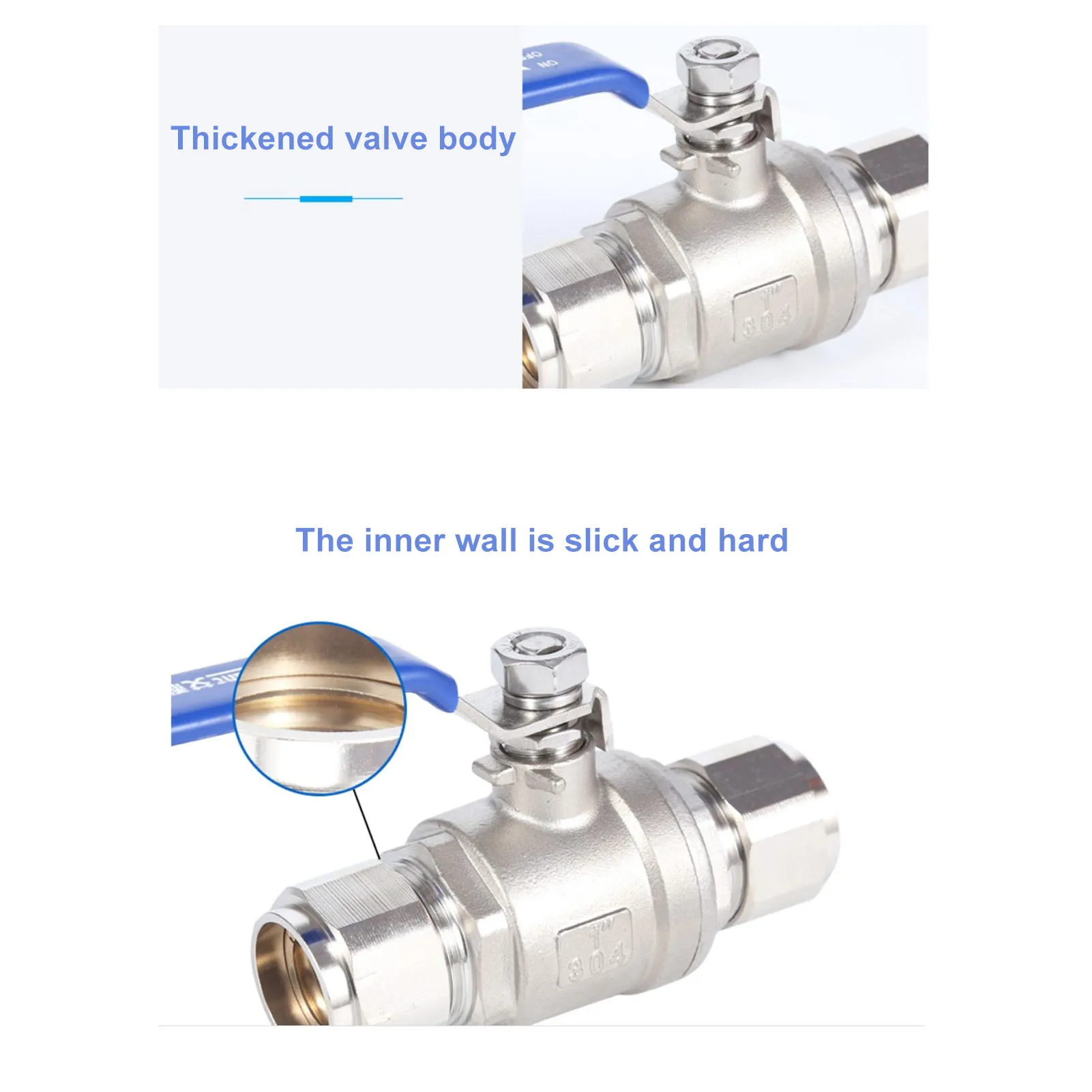 Full Port Ball Valve 3/8 Inch NPT Male and Female Thread Pipe Fitting 1000WOG Stainless Steel Ball Valve Ball,Valve&sect;Full,Port,