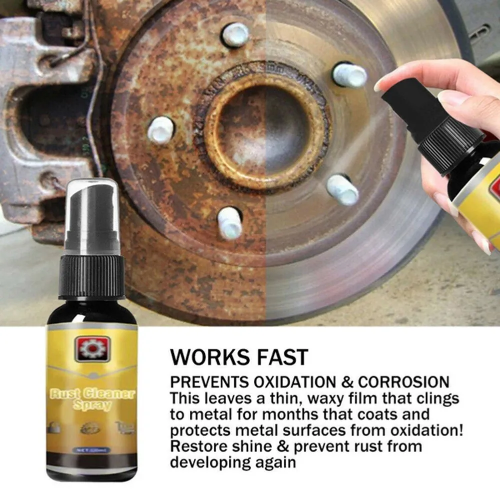 

30ML Rust Remover Spray Car Metal Anti-rust Lubricant Cleaning Spray Multi Purpose Auto Maintenance Paint Rust Iron Tool