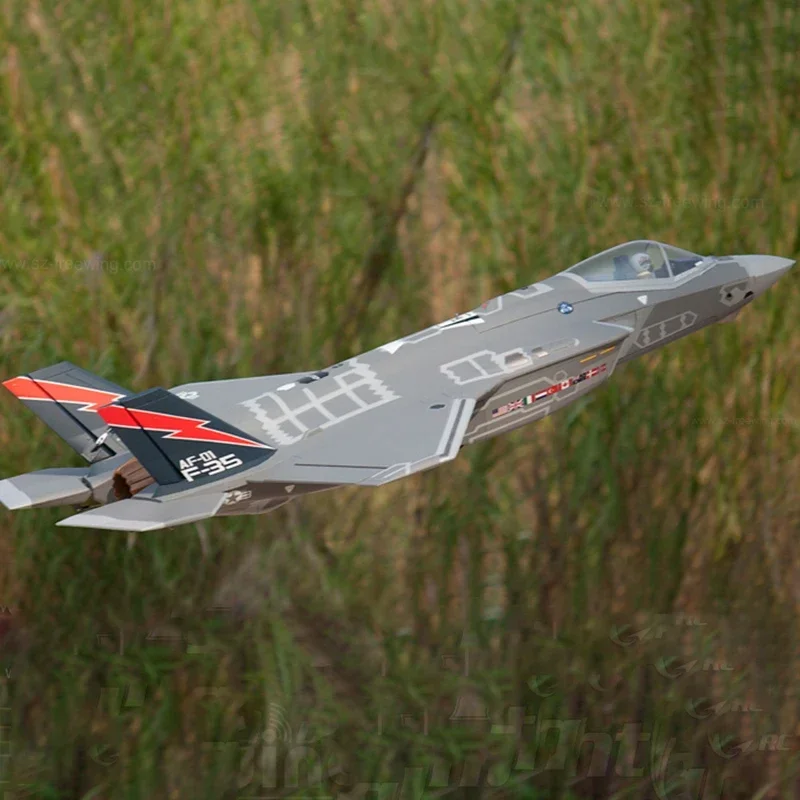 Freewing 70mm F35A Lightning II Ducted Fan EDF Jet RC Airplane Simulation Model Aviation Remote Control Aircraft Toys 4