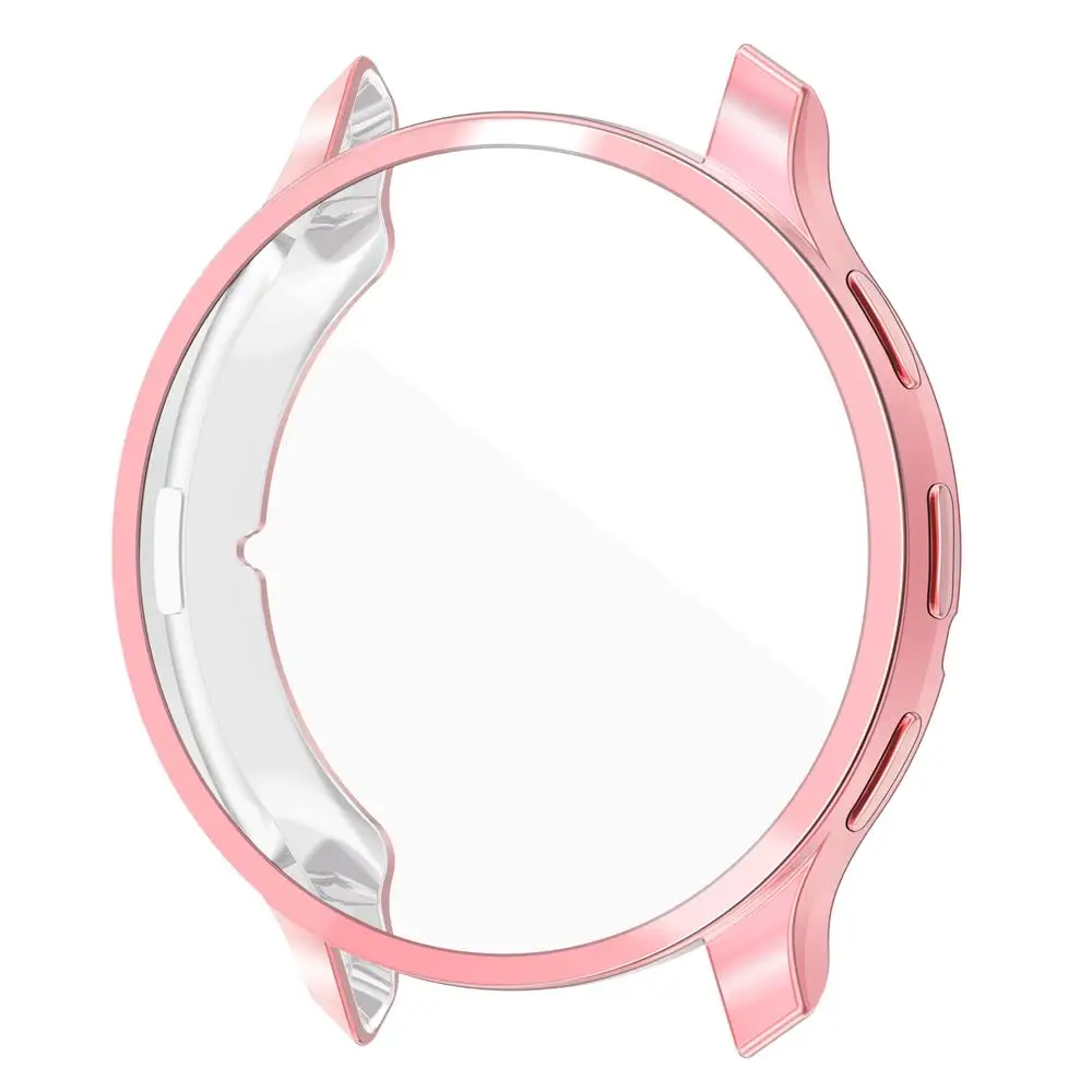 Soft TPU All-Around Protective Smartwatch Case with Anti-Scratch Screen Cover