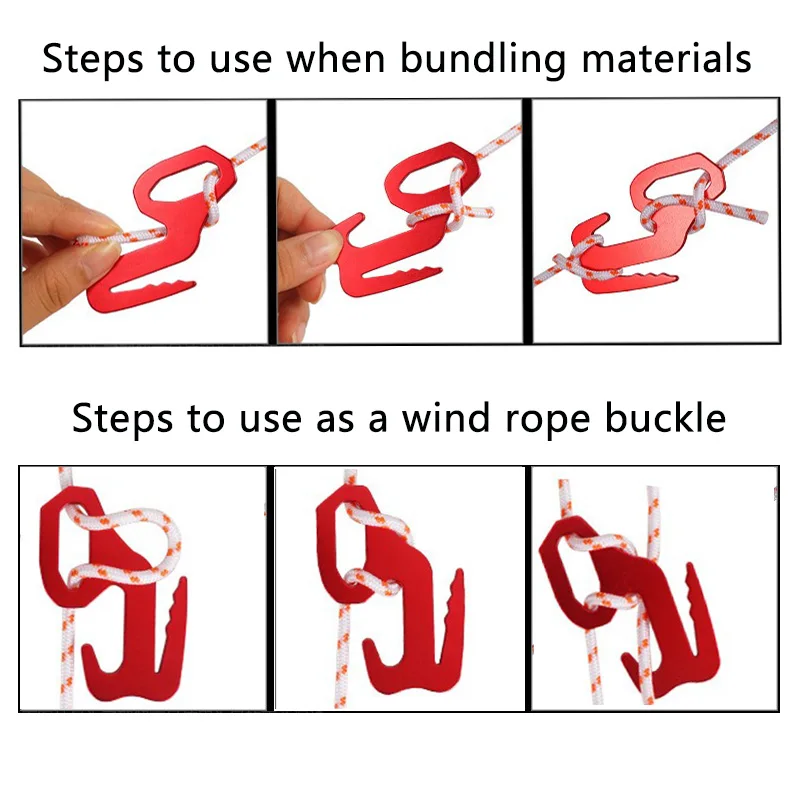 Aluminum Rope Tightener Buckle 5