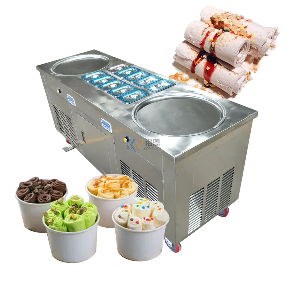 Buy Wholesale China Commercial Use Ice Cream Rolls Machine Thailand Fry Rolls  Ice Cream Machine, Flat Pan Fried Ice Cream Machine & Fried Ice Cream  Machine at USD 450