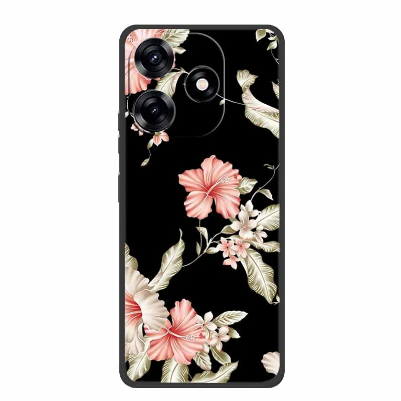 Premium Black Silicone Soft Phone Case - 6.6 Protective Back Cover Shell