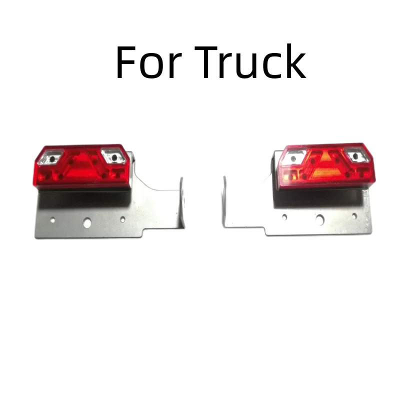 Metal LED tail light  stern lamp For 1/14 Tamiya RC Truck car ACTROS 3363 1851 AROCS 3348 MAN TGX 56360 diy parts 4