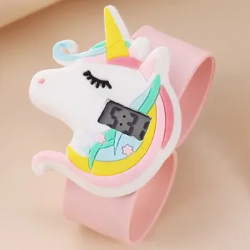 유아용 3D 만화 시계, 어린이 생일 선물, 오래 된 여아 남아, 어린이 공부 시간 장난감 시계, 예비 배터리 무료