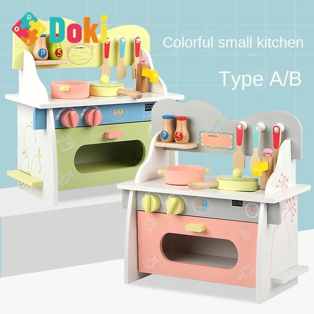 Color baby 2-em- 1 Dollhouse-Kitchen Colorido