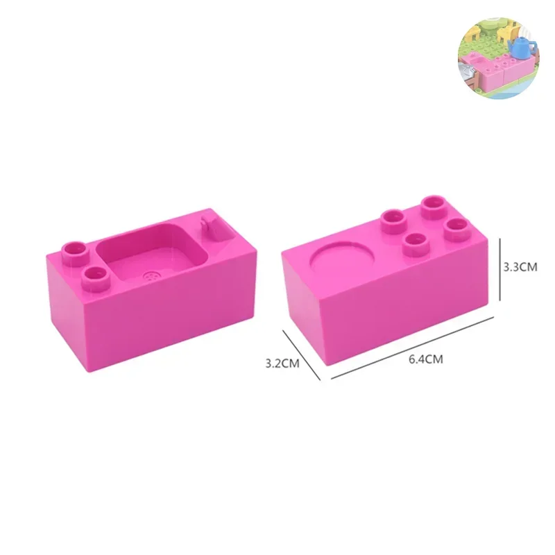 Deluxe Playhouse Building Set with Furniture and Accessories