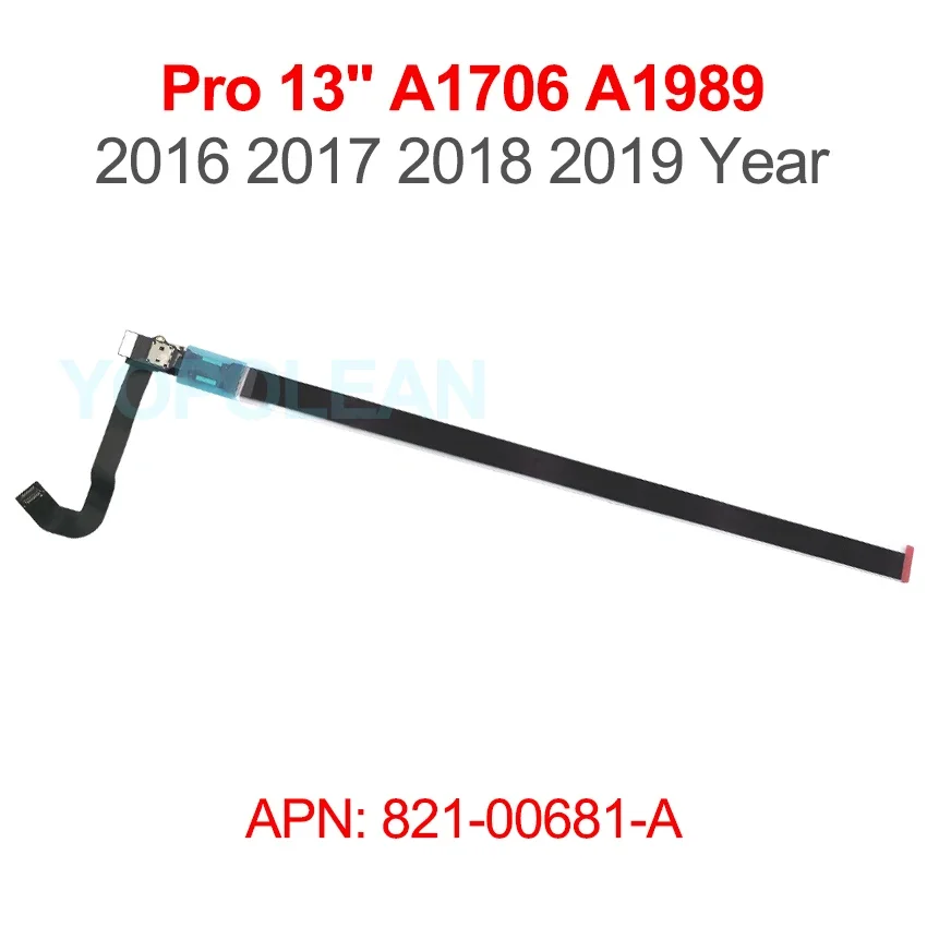 Original Laptop A1706 Touchbar For MacBook Pro Retina 13" A1989 Touchbar With Cable 821-00681-04 Touch Bar 2016 2017 2018 Year macbook touch bar
