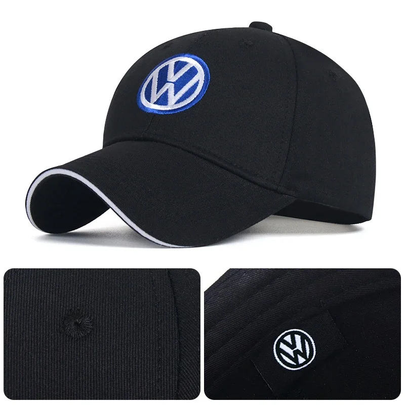 Car Duck Tongue Cap Adjustable Casual 3D Hat For Volkswagen VW GOLF Polo Tiguan PASSAT car cap