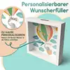 Children's Money Box 3D Transparent Money Bank Photo Frame Hot Air Balloon Coin Saver Box Cash Protector Container For Desk 5