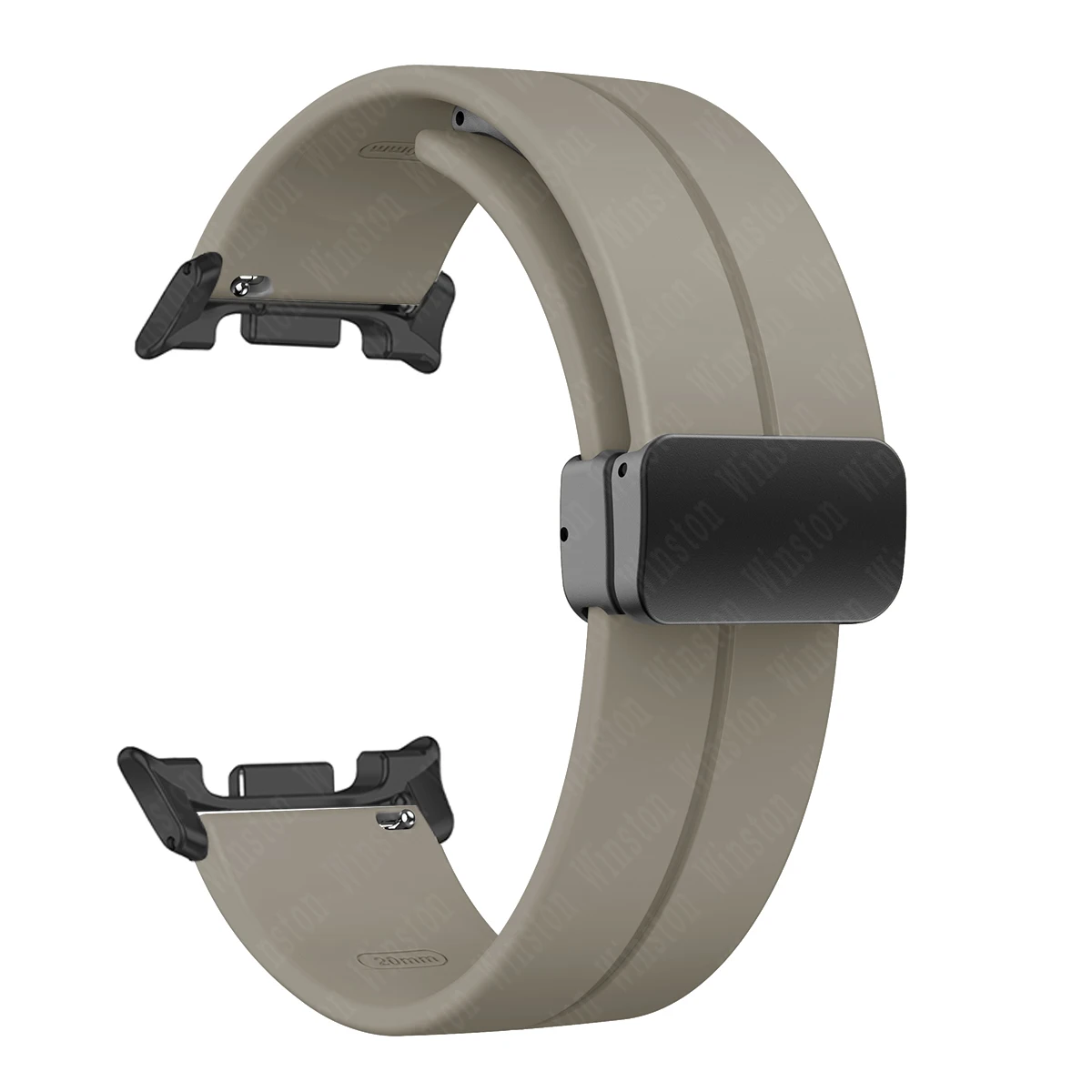 Magnetic Buckle Silicone Watch Band - Universal Fit