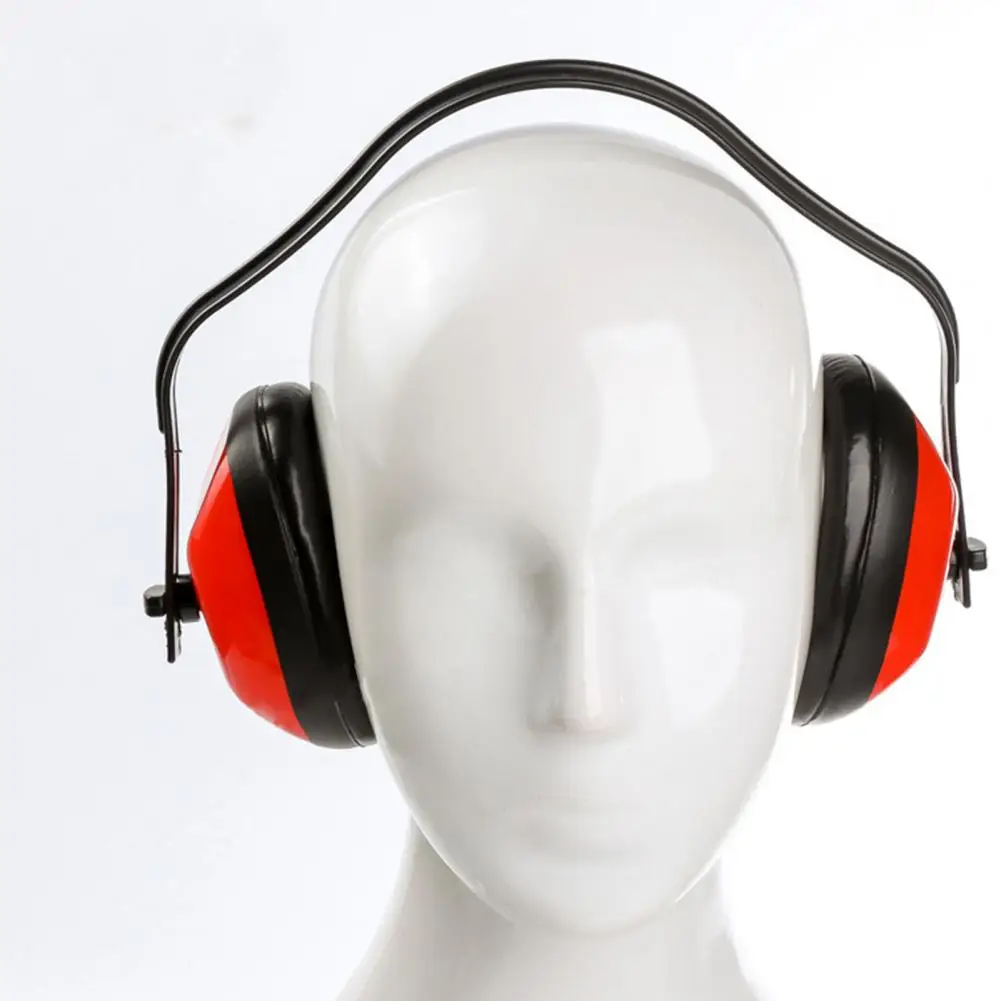 Vue de face du casque antibruit réducteur bruit 2025 avec arceau rembourré, protection auditive industrielle