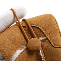 Baby Winter Snow Boot, Solid Color Fleece Lining Thick Boot with Nonslip Rubber Sole for Toddler Girls, Boys, 0-18 Months 6