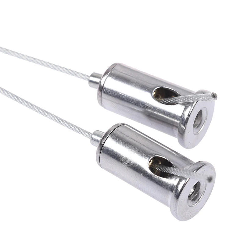 2 Wires/set 1m Steel Cable For Lifting Various Panel Lights Office Lighting Fittings steel cable for lighting