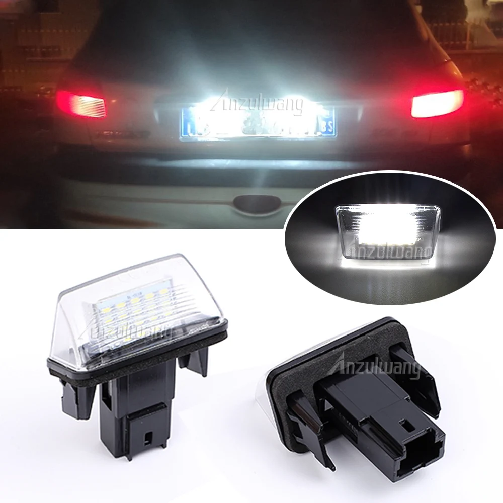 Lumière de Plaque d'Immatriculation LED pour Planificateur, Cristaux en C3  C4 C5 Berlingo Saxo Xsara Picasso pour KIT 206 207 306 307 308 5008, 2  Pièces - AliExpress