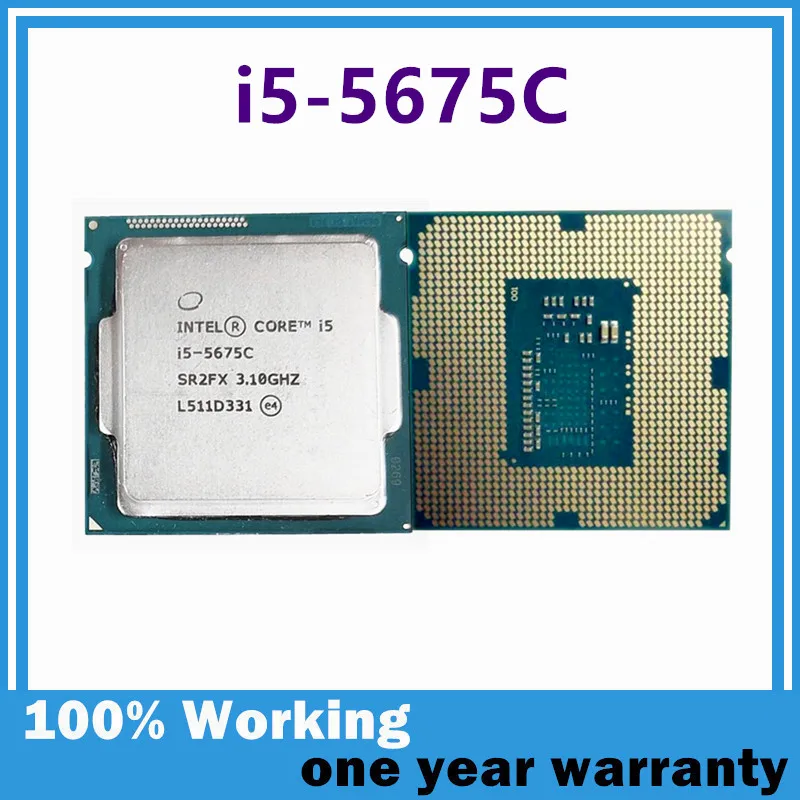 Intel Core i5-5675C 3,1 GHz quad-core 65 watts 14 nm CPU i5 5675C pour Z97 H97 Z87