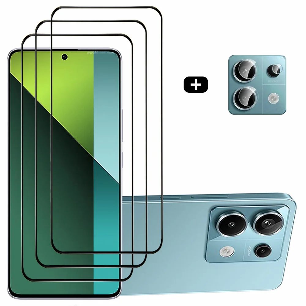 SPARIN Vetro Temperato per Redmi Note 11 PRO 4G / 5G (Non per Redmi Note 11 Pro Plus 5G), Pellicola con Doppia Protezione, 2+2 Pezzi