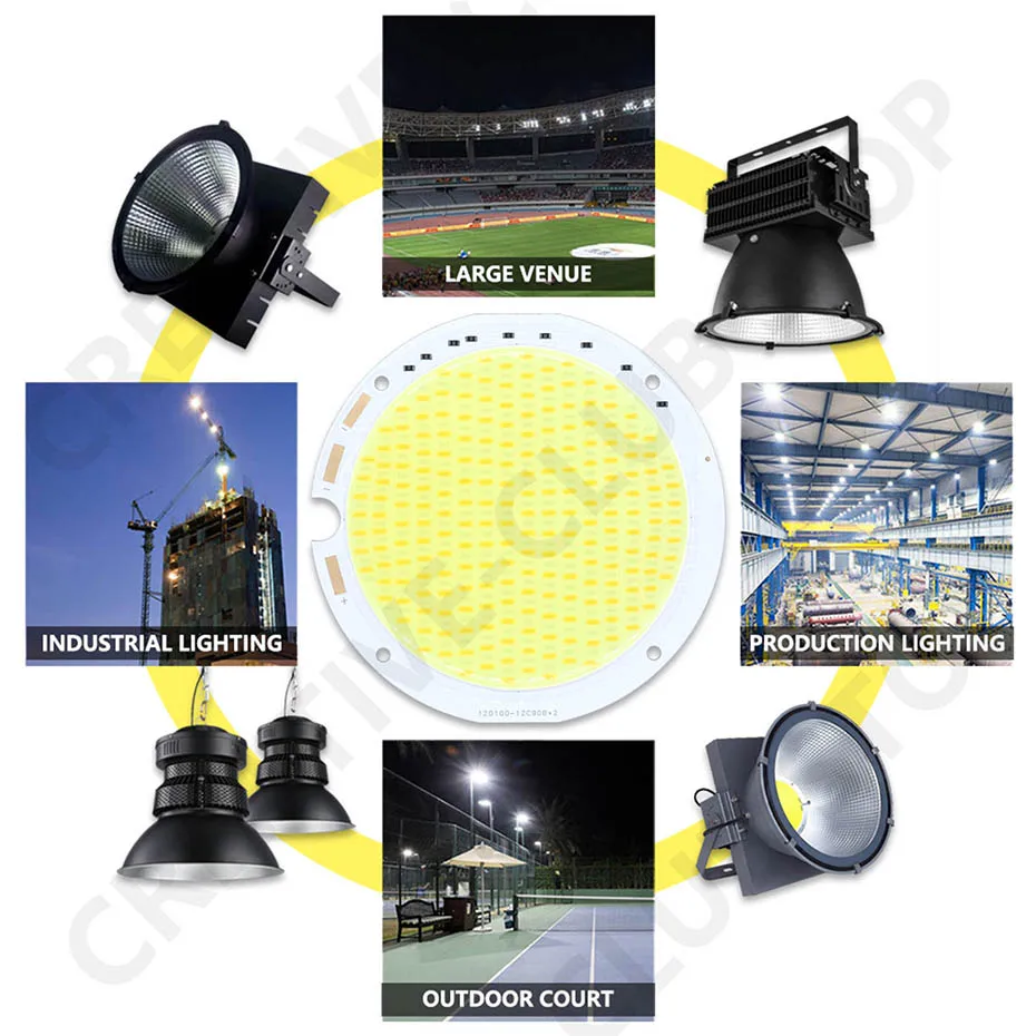 Dual Farbe COB DC36-39V 100-400W LED High Power Panel Licht Mit Dimmer 100LM/W 3000K 6500K Für Indoor Outdoor DIY Lampe – Detail 5