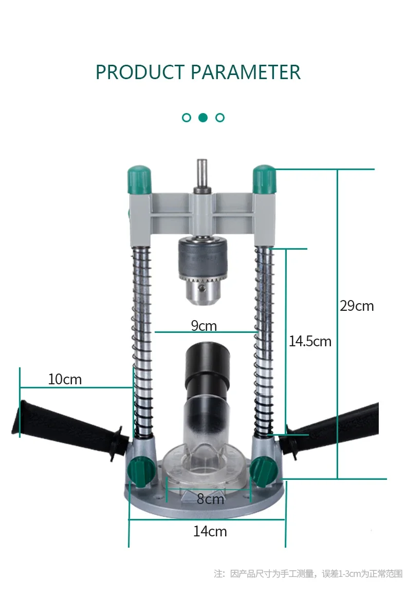 220v New 90 Angle Adjustable Drill Guide Rotary Electric Stand Attachment With C