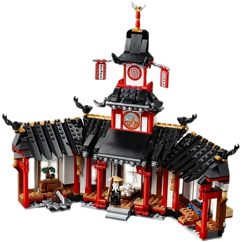 IN STOCK Monastery of Spinjitzu Building Blocks Kit Bricks Classic Ninja Movie Model Toys for Children Christmas Gift 7067 6