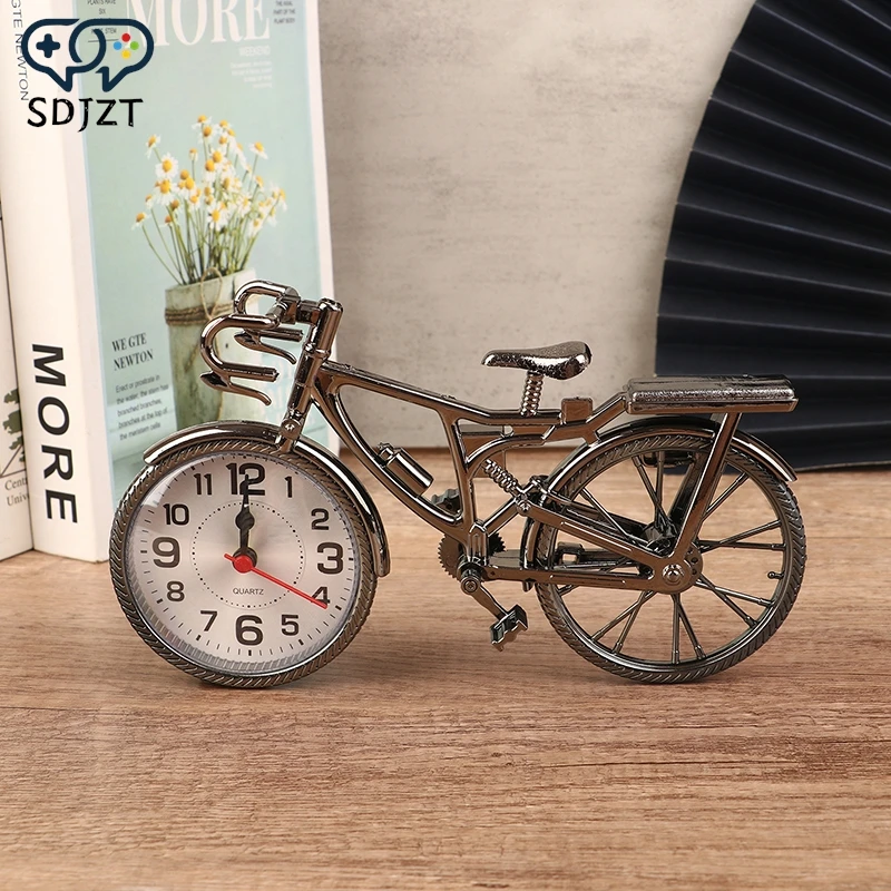 

1 шт., креативный Настольный будильник с арабскими цифрами в форме велосипеда