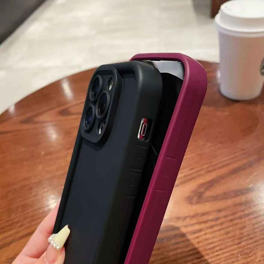 Candy Color Stylish Shockproof Soft Phone Case - Slim Protective Cover