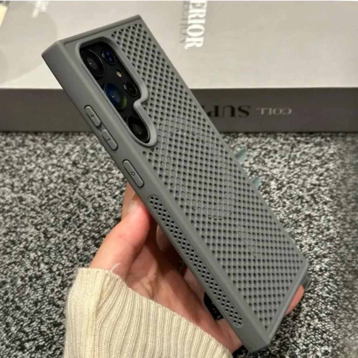 Magnetic Cooling Mesh Breathable Shockproof Case with Heat Dissipation