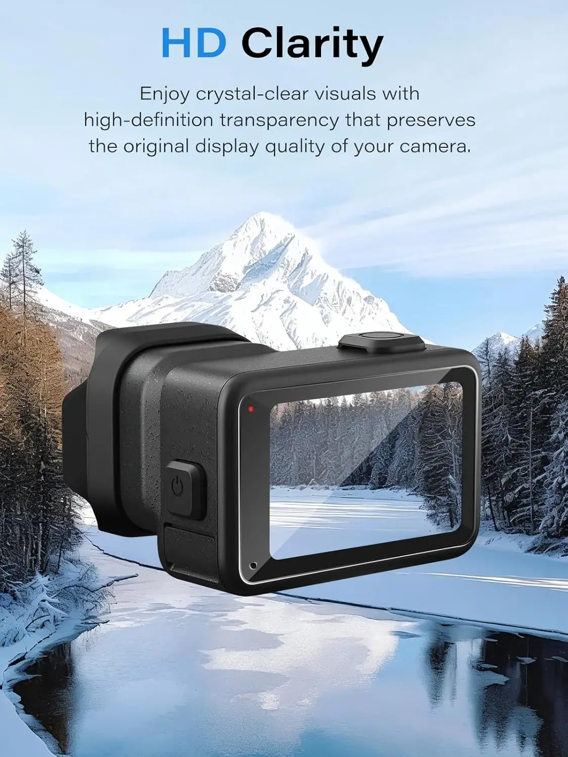 Ultra HD Anti-Scratch Screen & Lens Protector with HD Clarity Tempered Glass