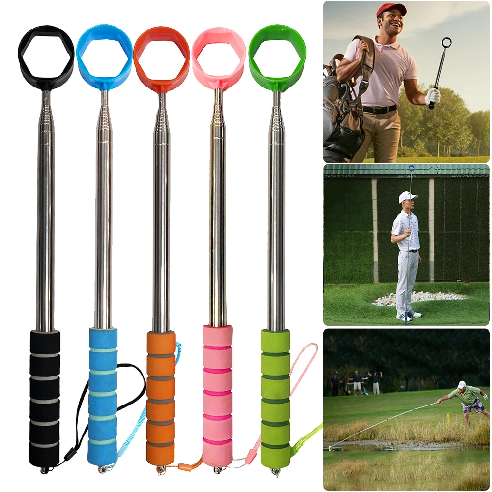 Description Picture 5 of item8.86 FT Telescopic Golf Ball Retriever Claw Sucker Tool Non-Slip Handle Extendable Golf Ball Retriever Golf Accessories for Gift