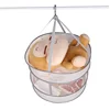 Foldable double-layer clothesline socks sweater socks artifact clothesline flat mesh bag clothesline drying net 1PC 4