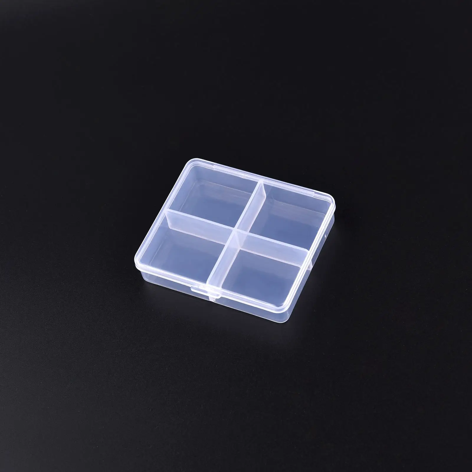 Clear Plastic Storage Box for Jewelry, Beads, and Small Accessories Organizer