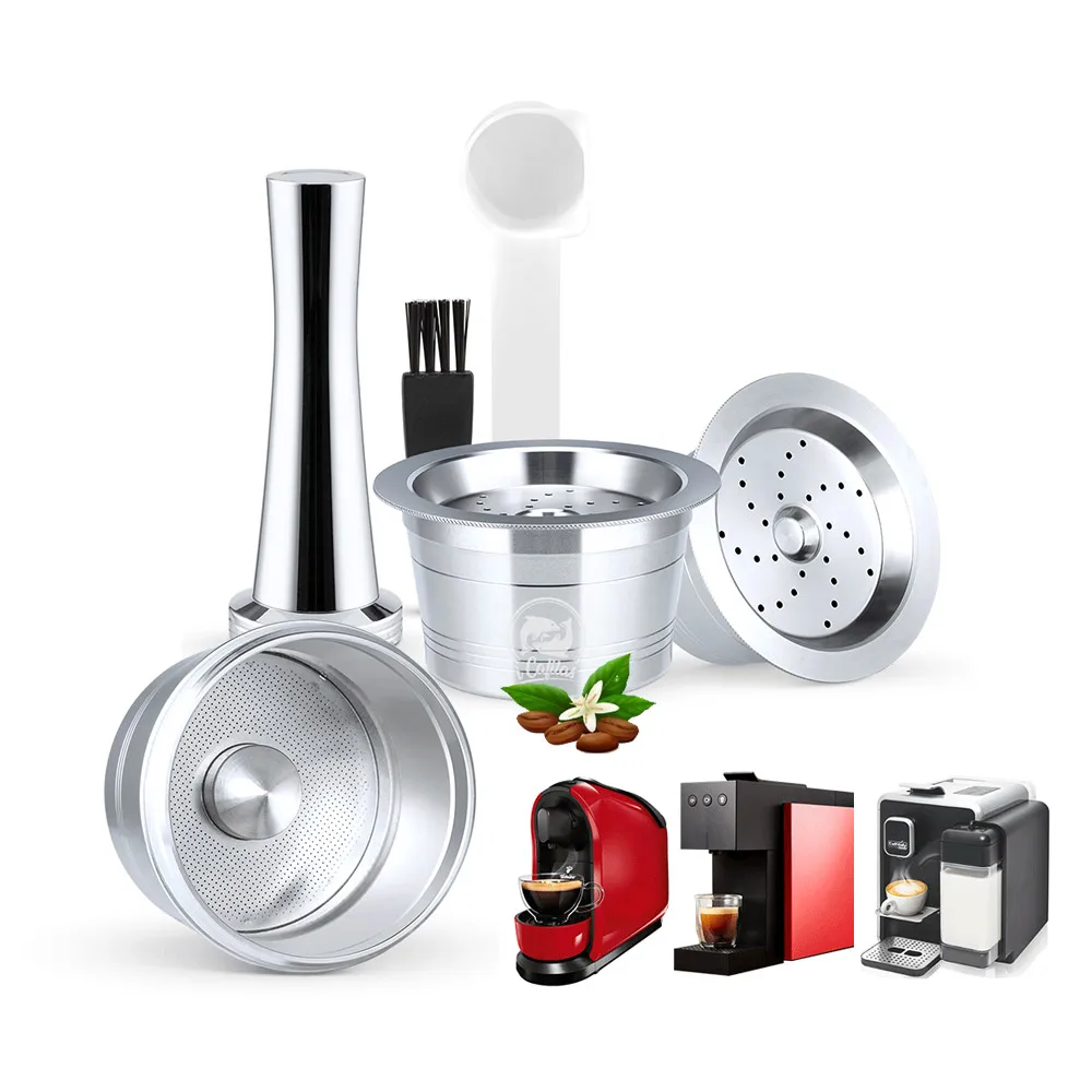 Reutilizáveis Café Cápsula para K-fee Tchibo Cafissimo Classic Recarregáveis Cafe Filtros Aço Inoxidável Espresso Coffee Pods
