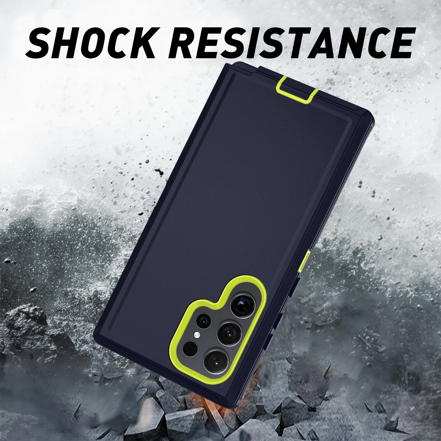 Ultimate Armor Shockproof Defender Phone Case - Rugged Hard PC+TPU Back Cover