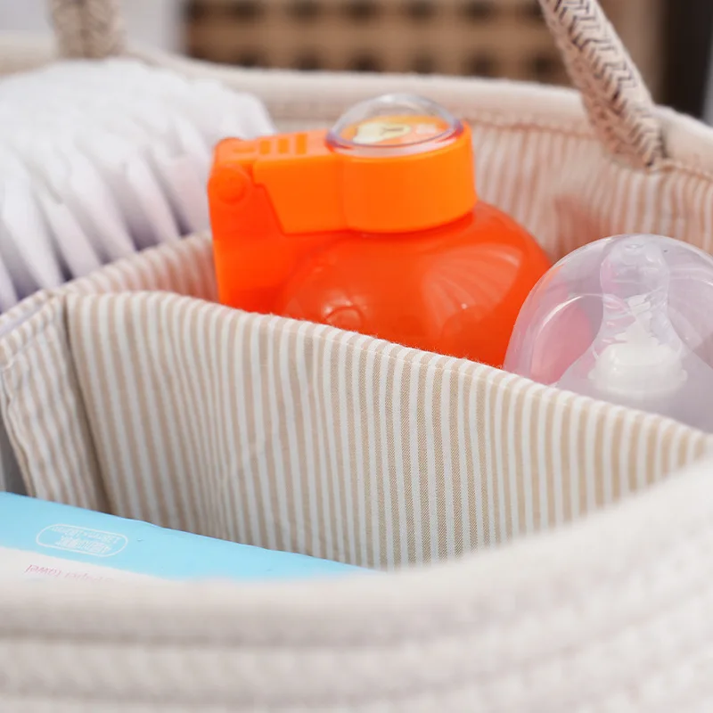 Organizador De Fraldas PandaEar - Prático, Portátil E Com Divisórias Rosa Para Seus Itens De Bebê