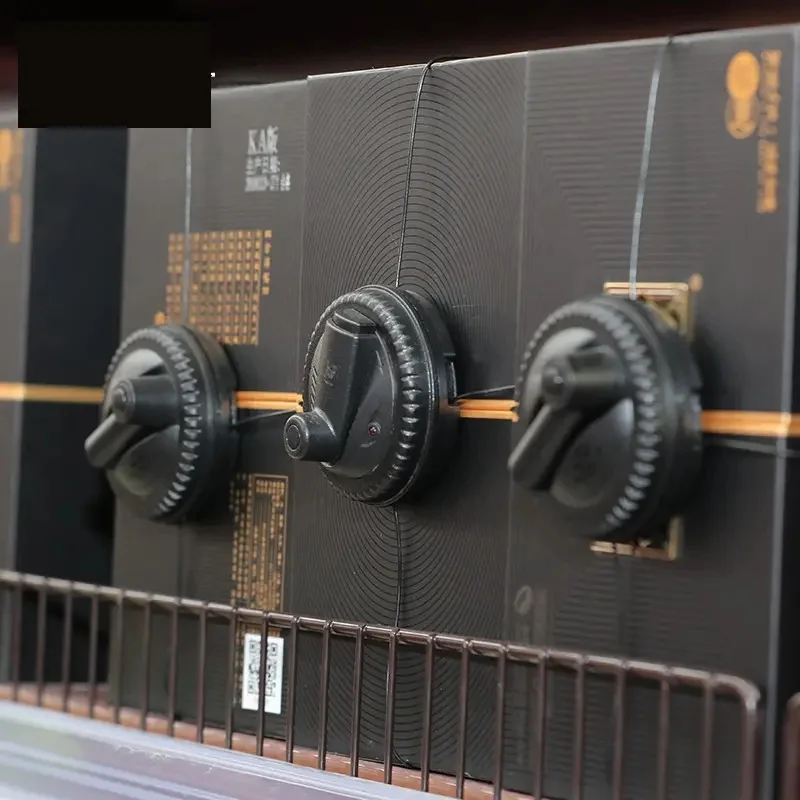 8.2Mhz +58Khz Box Security Anti-Loss Alarm Wire Tag EAS Hard Spider Tag For Box Wrap Self Anti Theft Alarm Label