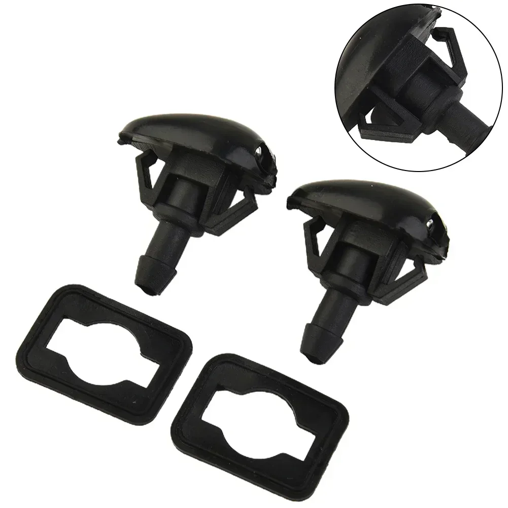 2pcs Car Windshield Wiper Washer Spray Nozzles For Nissan Navara D22 D40 1998-2015 For Sentra B15 2000-2006 Sunny B13 B14