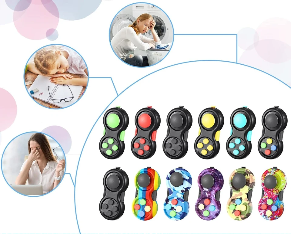 Controller di gioco portatile retrò, confezioni di Fun Pad, giocattoli antistress classici_voghion.com