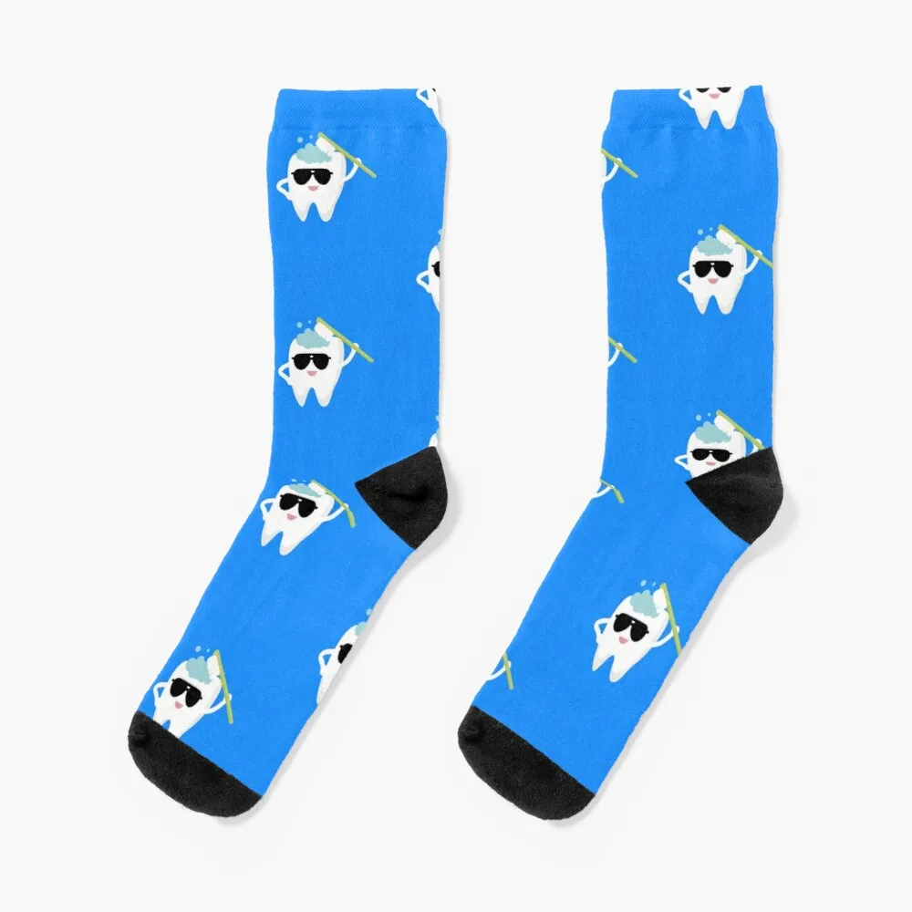 

Cool Tooth Sunglasses Funny Dentist Dental HygienistSocks Basketball Socks