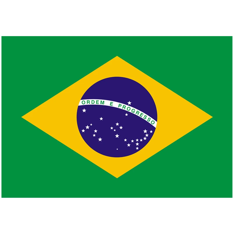 

M372# Car Sticker Brazil Flag Brazilian Government Seal Rio de Janeiro Accessories Pegatinas Para Coche DIY Car Styling