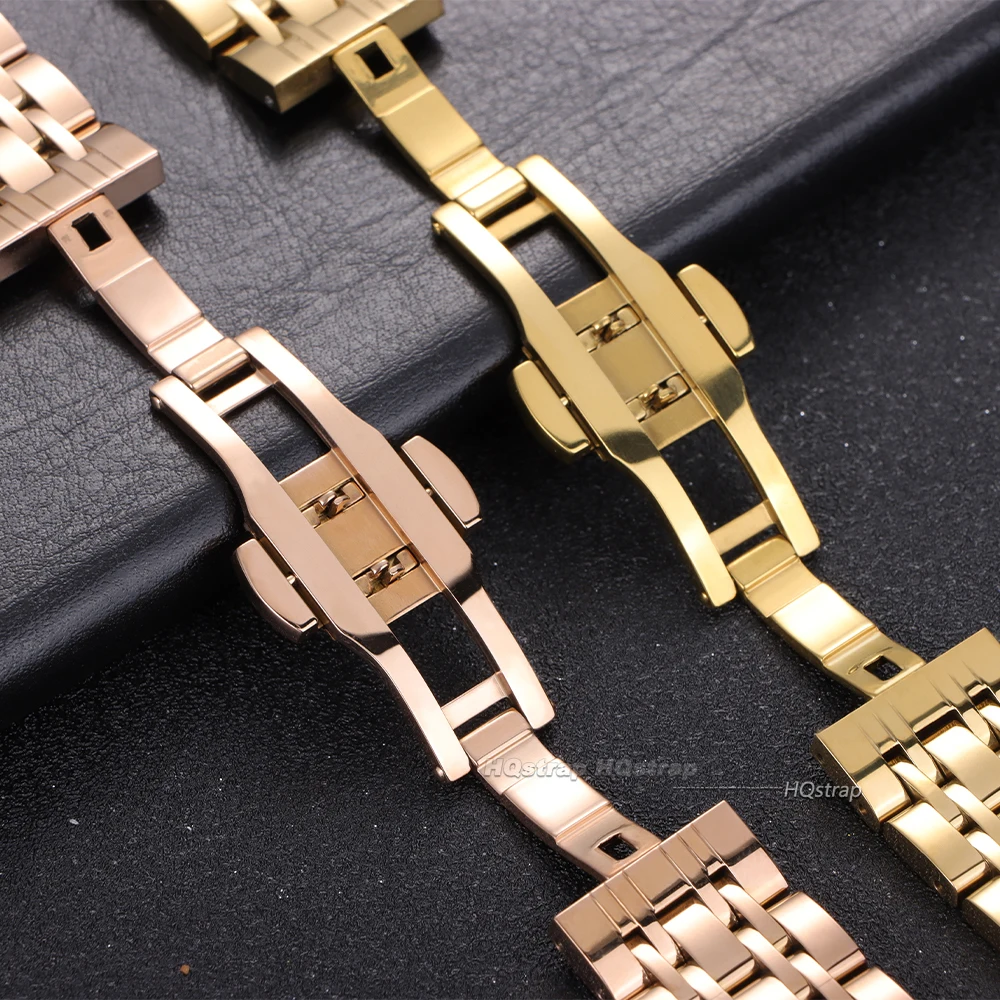 Men's Business Solid Stainless Steel Smartwatch Replacement Band