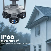 LS VISION 10K 30MP En Plein Air WiFi IP Caméra 6 Len 5 Écran 360 ° 10X Zoom PTZ de Sécurité Cam Suivi Automatique CCTV Surveillance Sans Fil 4