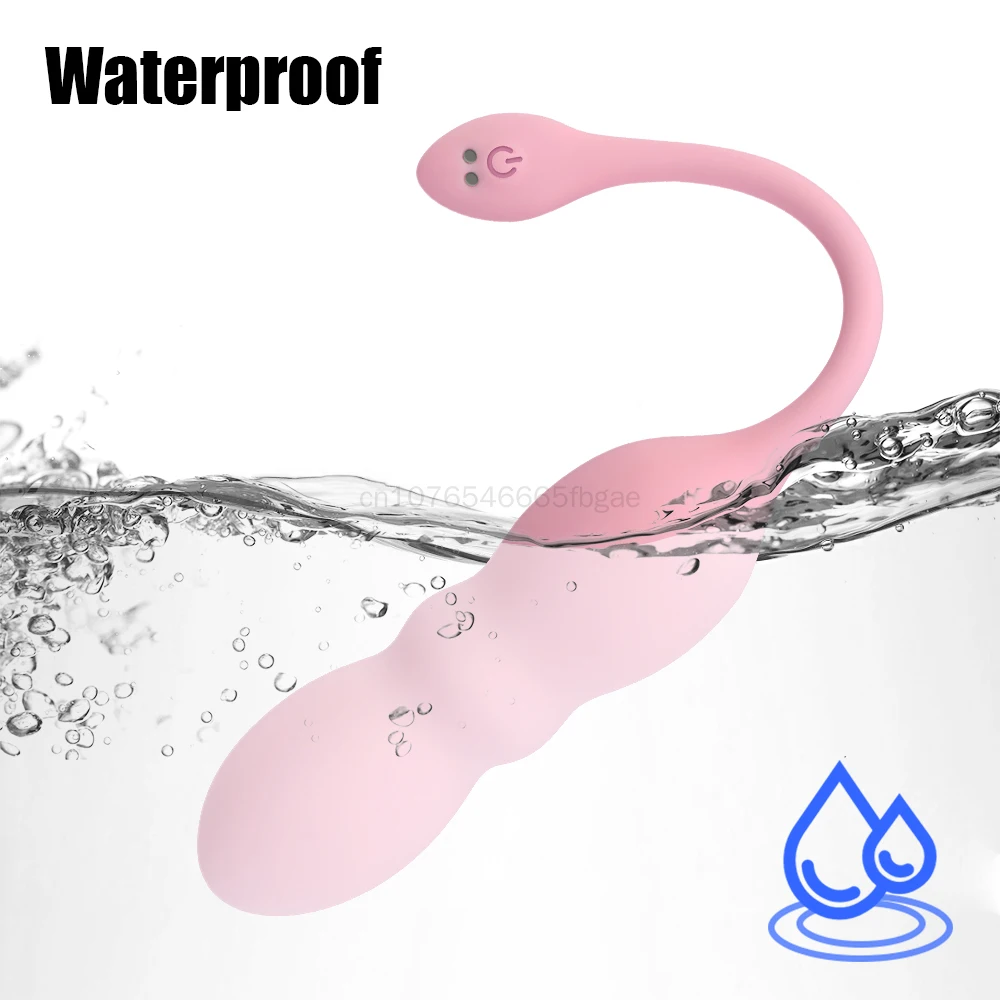 Wireless Remote Control Jump Egg Thrusting Panty Vibrator G Spot Vaginal Massager Telescopic Vibrating Egg Sex Toy for Women 18+