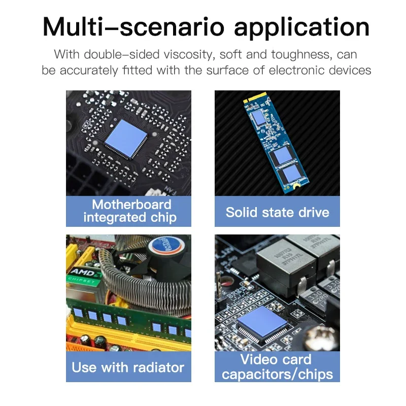 MaAnt 단열 실리콘 시트, 고온 저항 마더보드, CPU IC GPU 수리, 사전 절단 매트, 100PCs