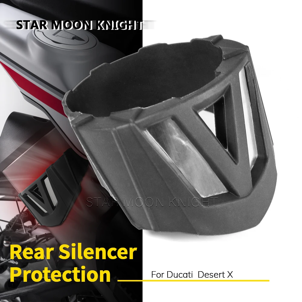 Coperchio Di Protezione Del Silenziatore Posteriore Del Motociclo Protezione Del Silenziatore Del Tubo Di Scarico Posteriore Per Ducati Desert X Deser